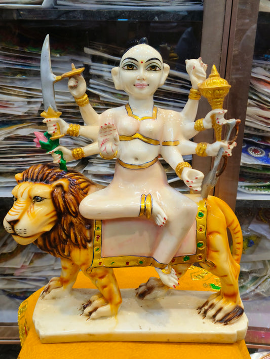 Divine Mata Rani Murti – 12 Inches (Dust Marble)