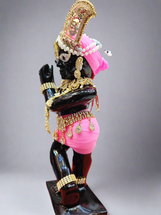 Radha Raman lal (dust marble) with Ad stone  shringar