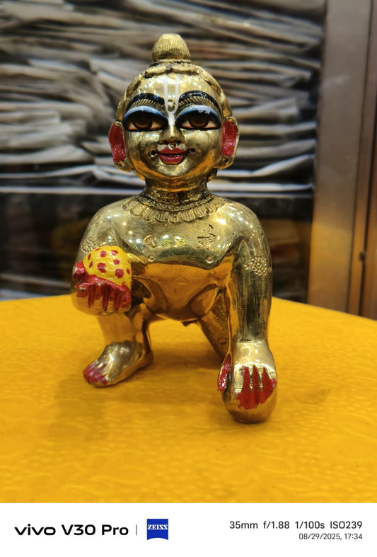 Radhavallabh eyes laddu gopal in asthdhatu (6 no.)
