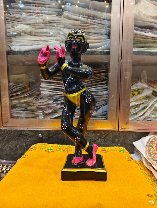 Elegant Dust Marble Krishna Murti – 18 Inches